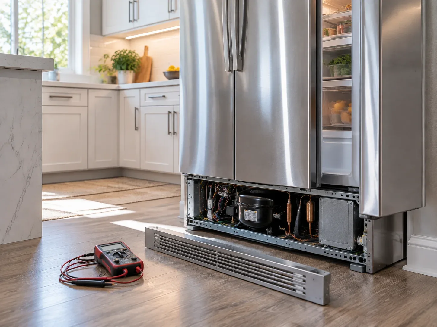 Refrigerator and freezer repair in an Arlington, TX kitchen